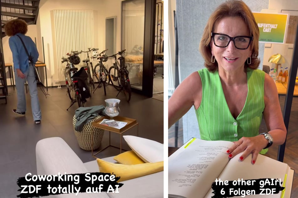 Die Luxuslady gewährt via Instagram Einblicke hinter die ZDF-Kulissen - ihre Storys geben Rätsel auf.