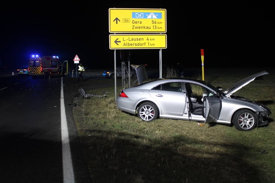 Der Unfall ereignete sich auf der B186 am Abzweig Lausener Straße.