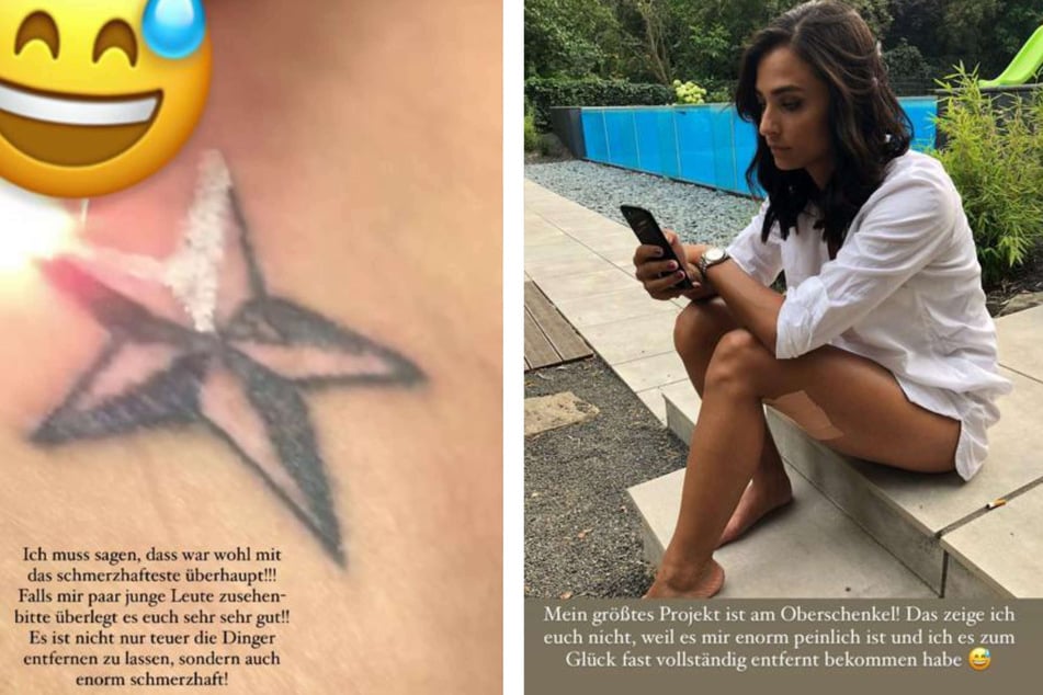 Amira Pocher (28) appellierte an ihrer Fans, sich die Entscheidung für ein Tattoo gut zu überlegen.