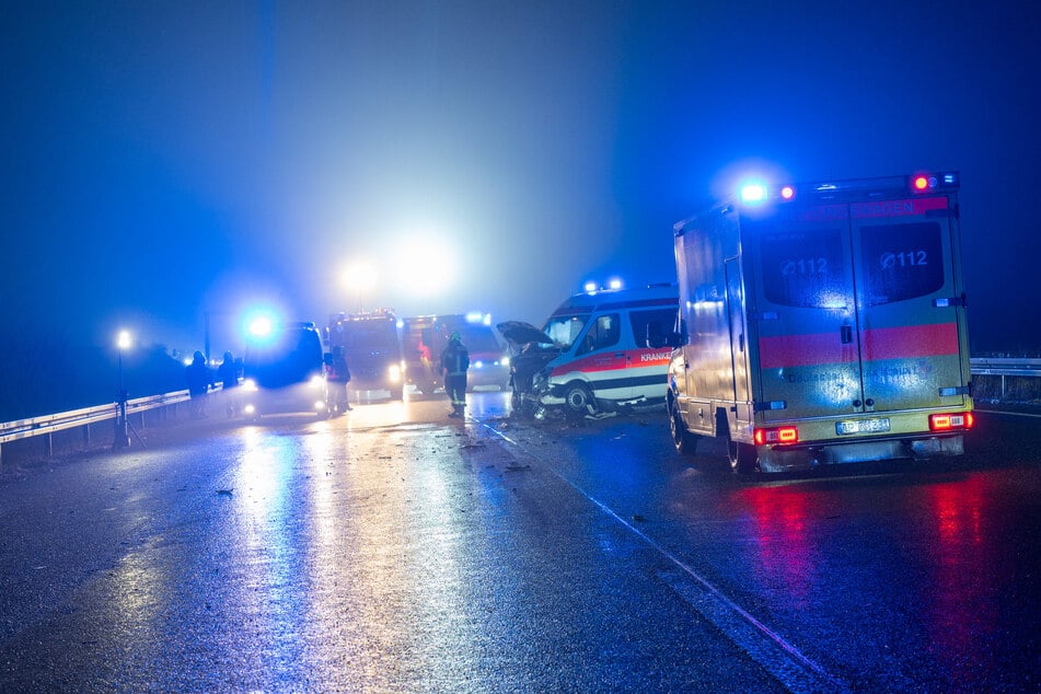 Die A4 war zeitweise voll gesperrt.