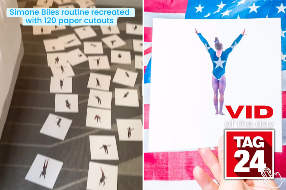 Viral Video of the Day for August 10, 2025 Simone Biles superfan