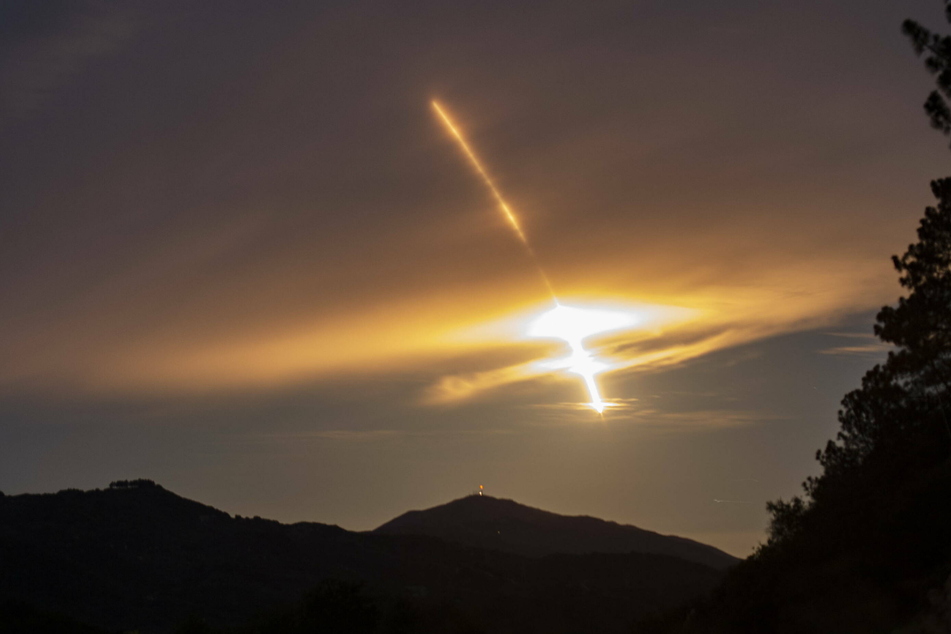 The SpaceX Falcon 9 rocket launches with the Double Asteroid Redirection Test, or DART, spacecraft onboard from Vandenberg Space Force Base in California.