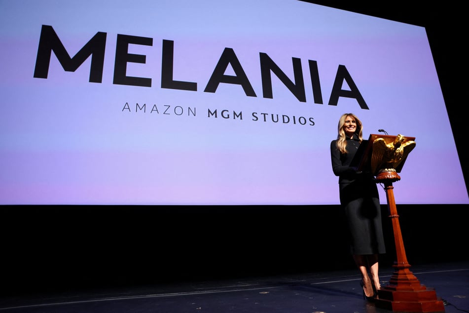 First lady Melania Trump attended the premier of her Amazon-produced, eponymous movie on Thursday night.
