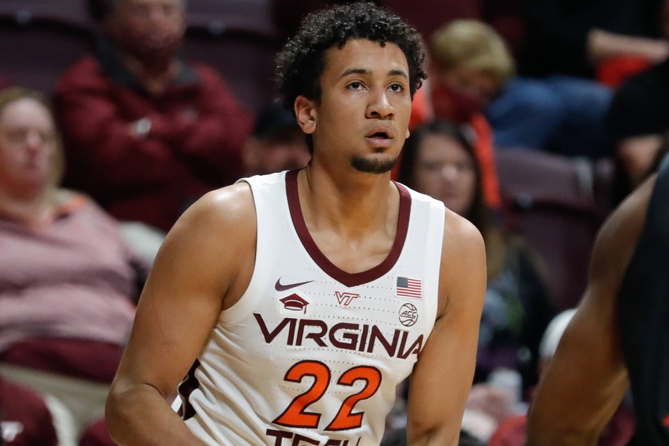 Hokies forward Keve Aluma scored 19 points in his team's victory.