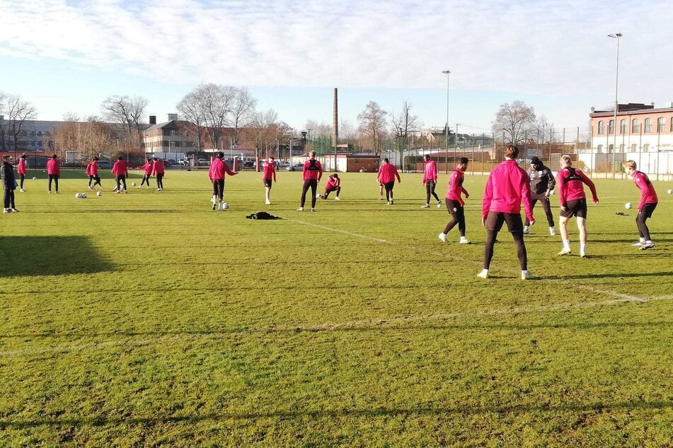 Am Freitag stand eine ganz lockere und kurze Einheit auf dem Programm.