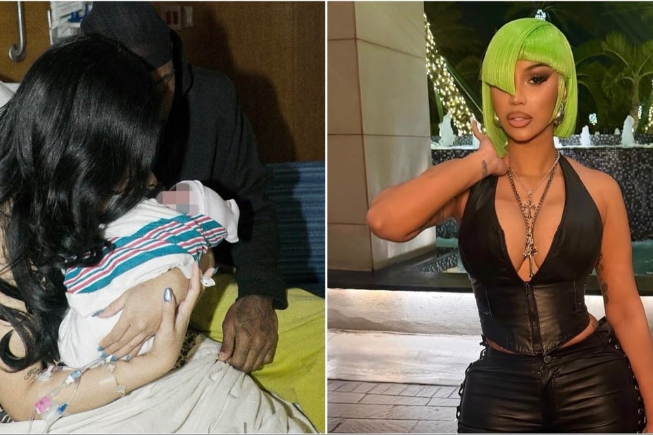 Cardi B has dismissed a fan theory that her newborn son's name is Liem.