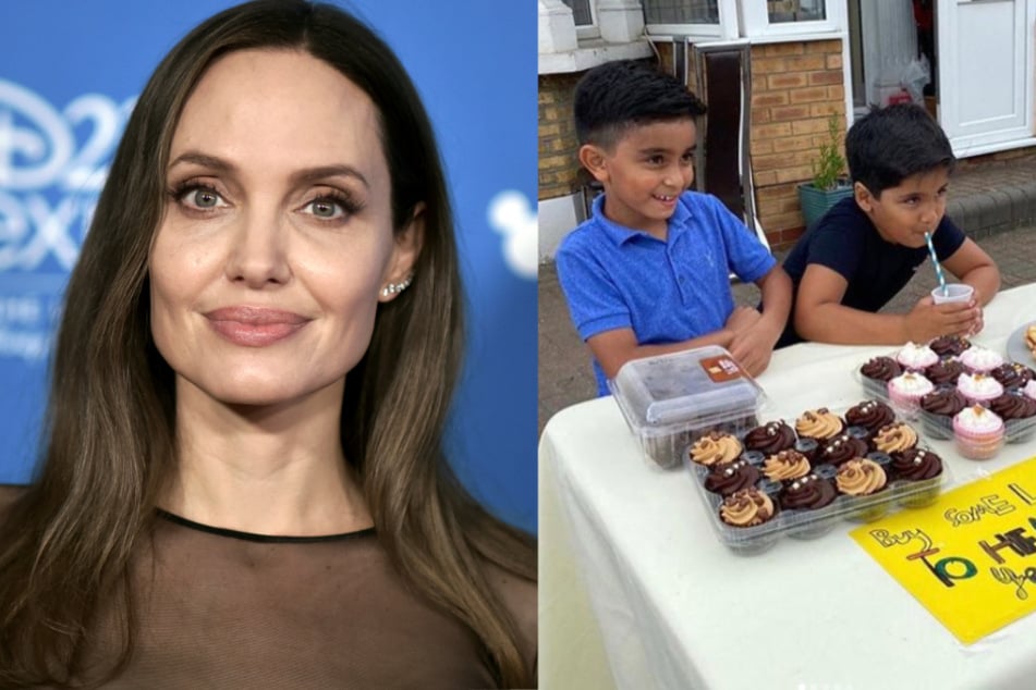 Schauspielerin Angelina Jolie ließ den beiden Jungs eine Spende zukommen.