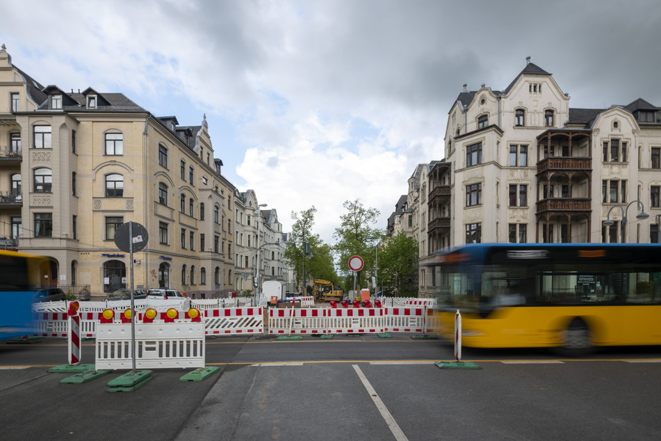 Sackgasse: Wer die Barbarossastraße entlang fährt, stößt auf eine Vollsperrung.