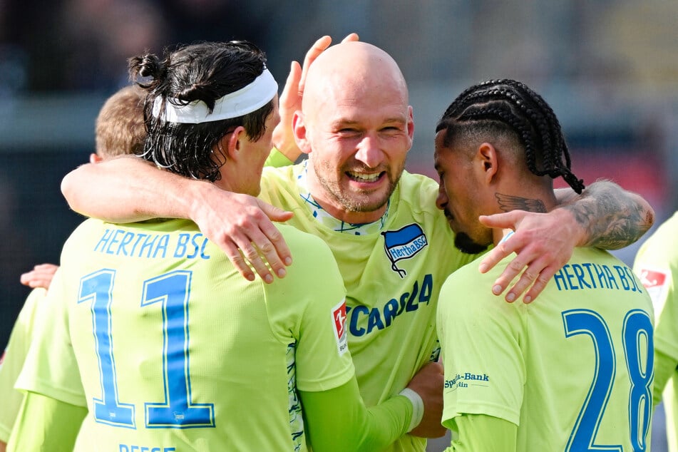 Toni Leistner (35, M.) erzielte für Hertha das 3:0.