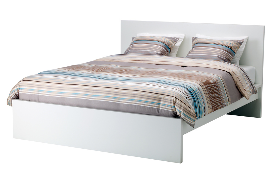 Das Foto zeigt das IKEA-Bett "Malm".