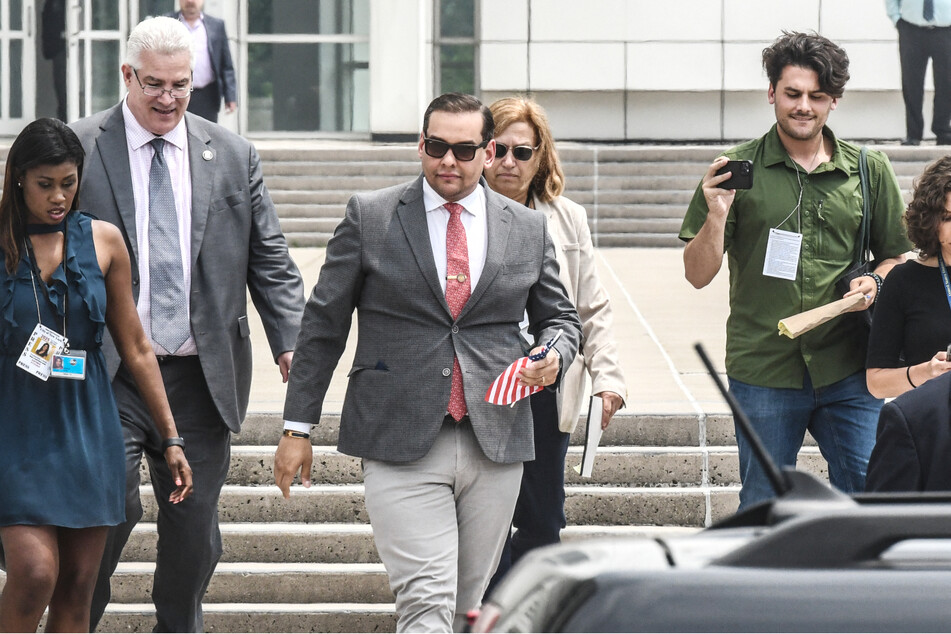 Congressman George Santos appeared in court on Friday, as prosecutors turned over thousands of documents to his legal team.