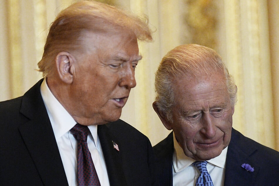 King Charles (r.) is expected to address Congress during his visit to the US.