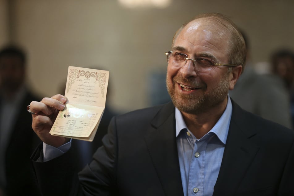 Irans Parlamentspräsident Mohammed Bagher Ghalibaf (64).