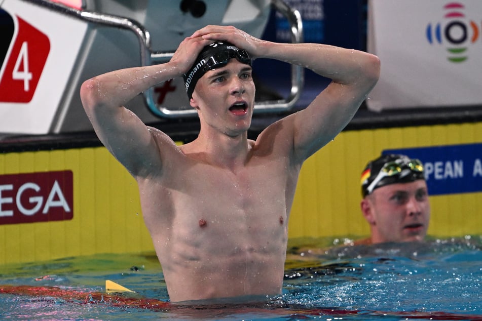 Johannes Liebmann (19) stellte bei der Schwimm-EM gleich zwei neue Rekorde auf.