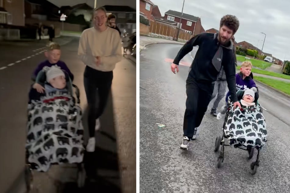 Logan Shakespeare, der an einer lebensbedrohlichen Krankheit leidet, wurde zu einem wichtigen Motivationsgeber für den jungen Läufer und begleitete ihn im Rollstuhl bei seinen Läufen.