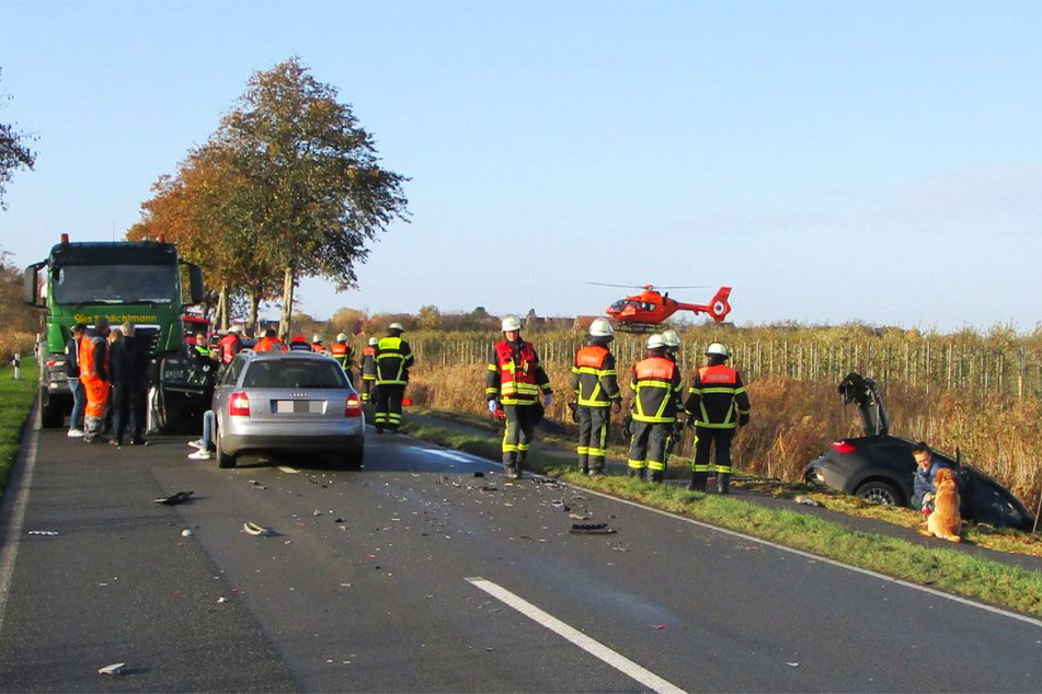 Am Donnerstagvormittag hat es auf der L140 in Mittelnkirchen gekracht.