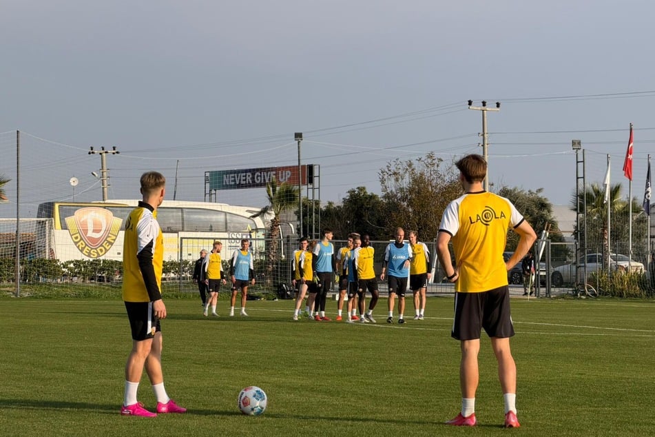 Die zweite Trainingseinheit des Tages läuft.
