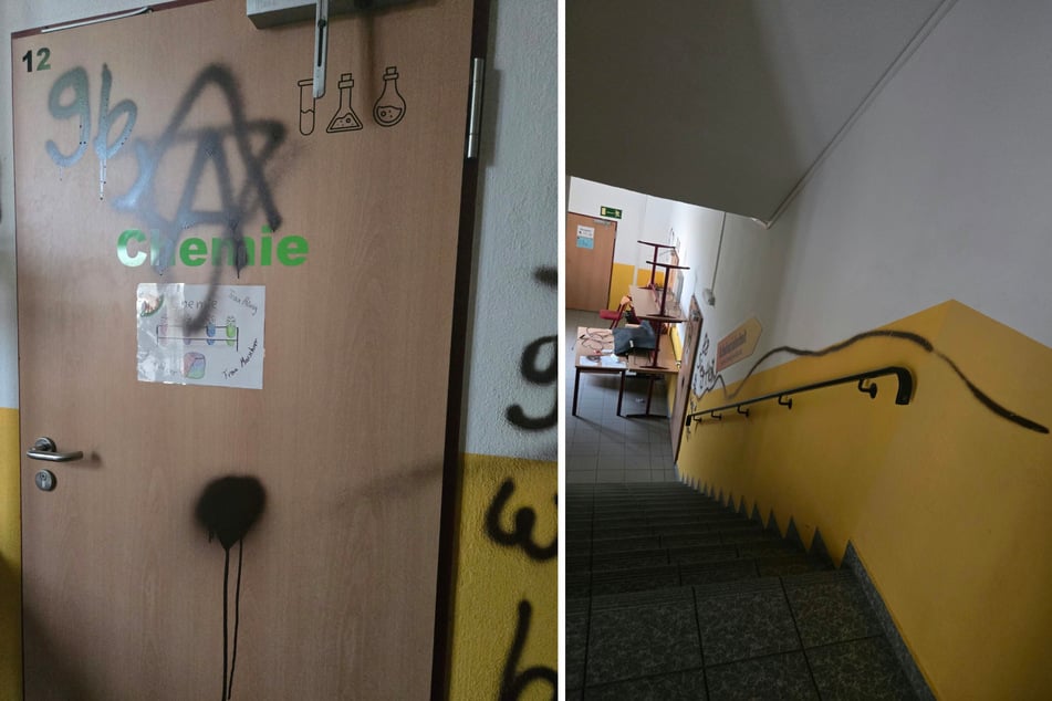 Überall hinterließen die Vandalen ihre hässlichen Spuren.
