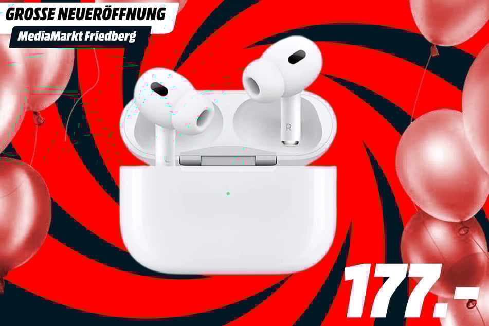 Apple AirPods Pro (2. Generation) mit MagSafe Case für 177 Euro.
