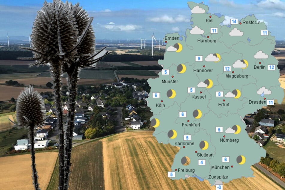 Milde Temperaturen zum Herbstanfang, doch hier ist wegen Frost Vorsicht geboten