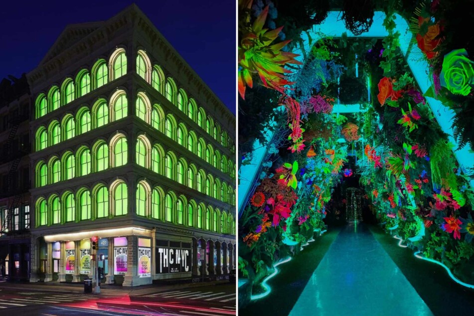 Wild interactive immersive experiences like the House of Cannabis (l.) and the multimedia art center INTER_ are trippy experiences under normal circumstances – imagine how fun they'll be on 4/20!