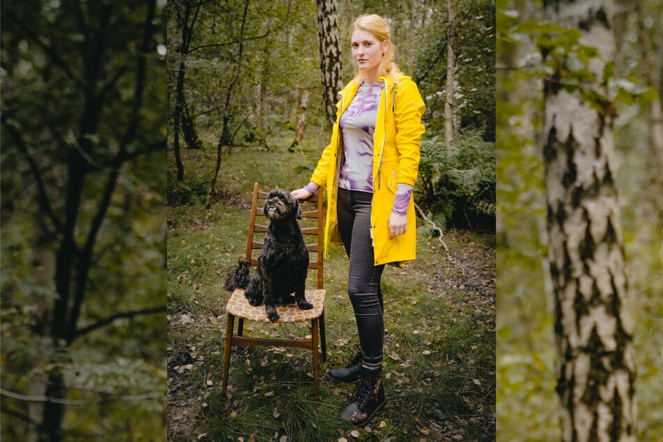 Vanessa Boldt (33) mit ihrem Hund Georgie: Vielleicht liefert der Vierbeiner auch die Inspiration für den nächsten Roman der Newcomerin. "Ideen gibt es mehr als genug, und wir drehen schließlich jeden Tag unsere Runden", verrät sie.