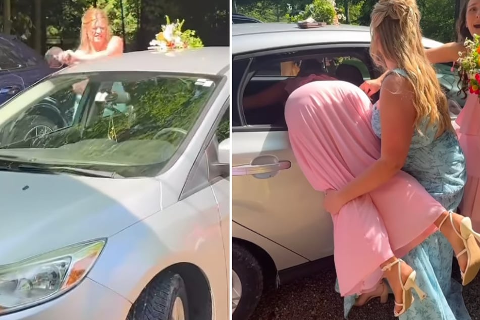 En tant que demoiselles d'honneur, voyant ce qui se trouve dans la voiture juste avant le mariage, elles prennent une décision complètement folle