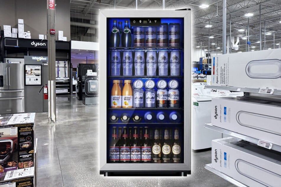 This mini fridge is on sale right now at a great price