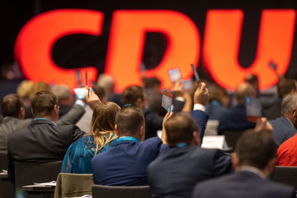 Delegierte auf dem Landesparteitag der Thüringer CDU.