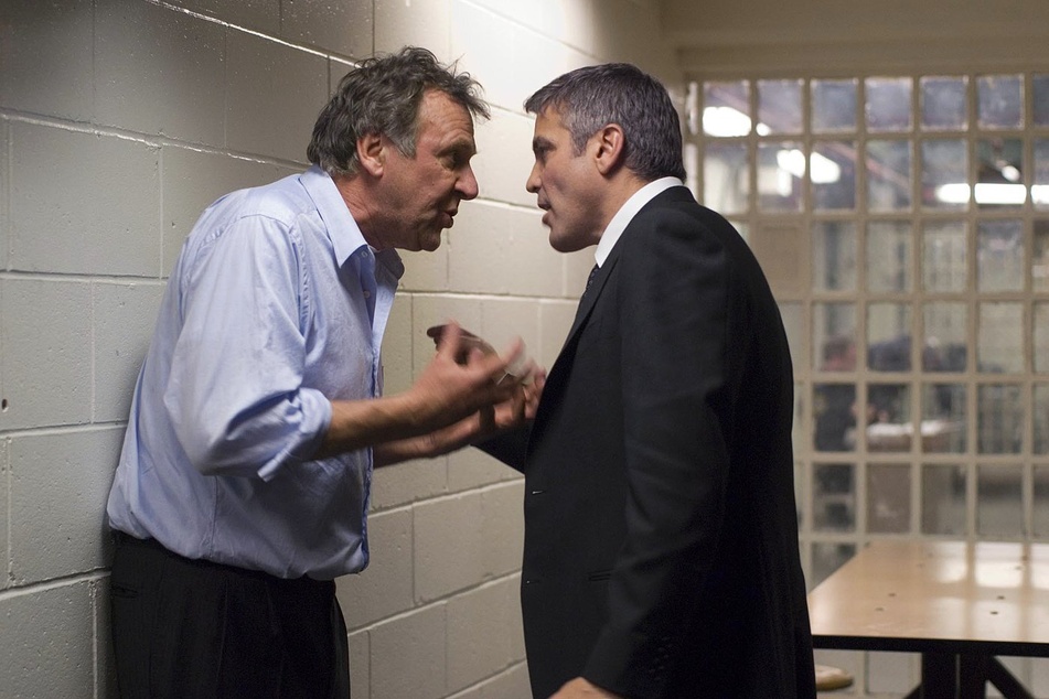 In "Michael Clayton" streitet sich Arthur Edens (Tom Wilkinson, l.) mit Michael Clayton, der von George Clooney gespielt wird. Dafür gab's eine Oscar-Nominierung.