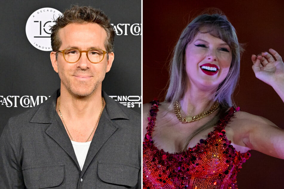 Ryan Reynolds (l.) showered his longtime pal Taylor Swift with praise after he attended The Eras Tour in New Orleans.