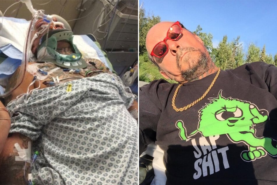 Mingo Graham verlor die Kontrolle über sein Motorrad und prallte gegen eine Mast - mehrere Monate lag er im Krankenhaus.