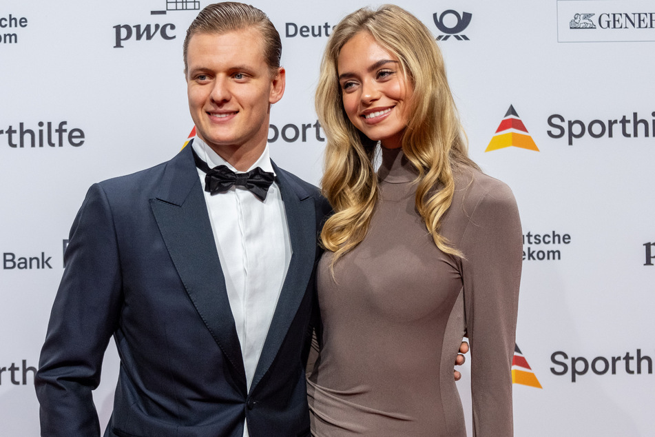 Mick Schumacher (24) und Laila Hasanovic (22) zogen beim "Ball des Sports" die Blicke auf sich.