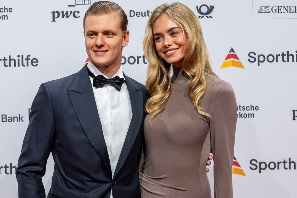 Mick Schumacher (24) und Laila Hasanovic (22) zogen beim "Ball des Sports" die Blicke auf sich.