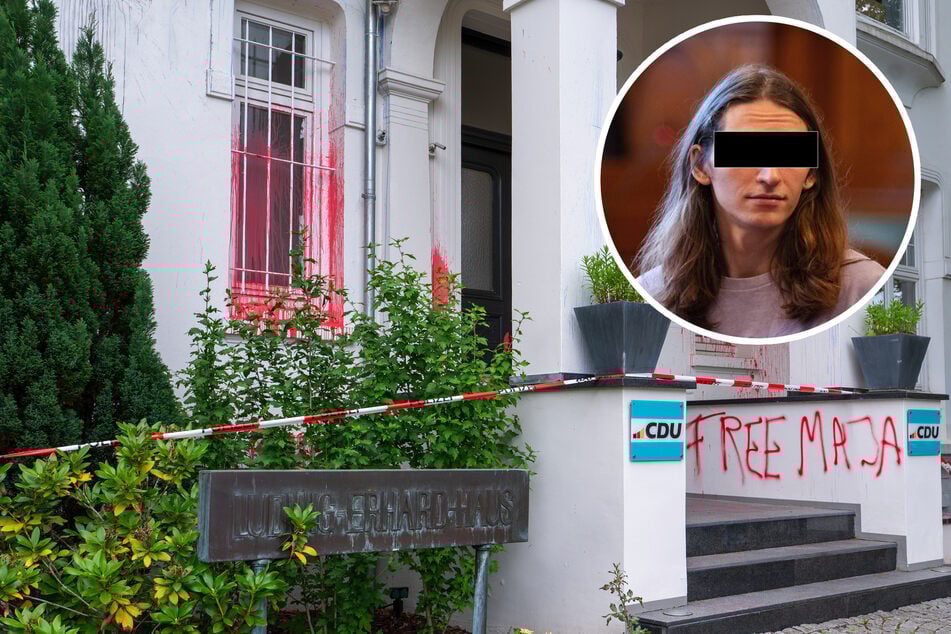 "Free Maja!": Farbanschlag auf CDU-Zentrale im Norden