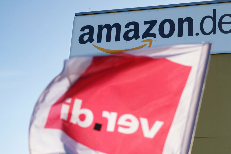 Amazon-Beschäftigte in Graben bei Augsburg streiken
