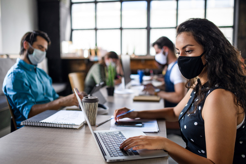 Data show that women in California and across the US still make less for every dollar that men earn (stock image).