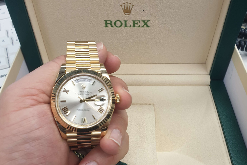 Die Luxusuhr der Marke Rolex wurde vorerst sichergestellt.