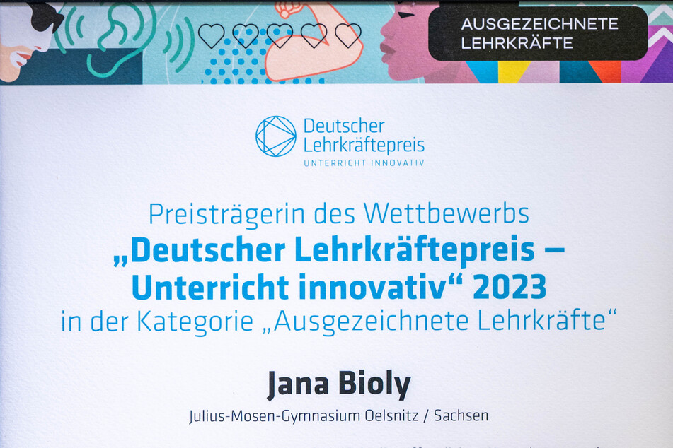 Jana Bioly wurde als eine von zehn Lehrern unter 8000 Bewerbungen für den deutschen Lehrkräftepreis ausgewählt.