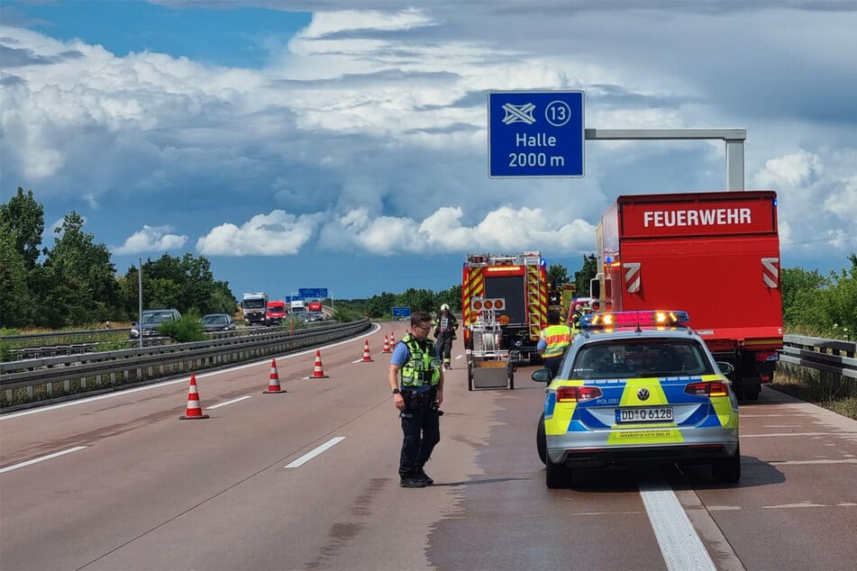 Die Polizei konnte einen Verkehrsstreifen wieder freigeben.