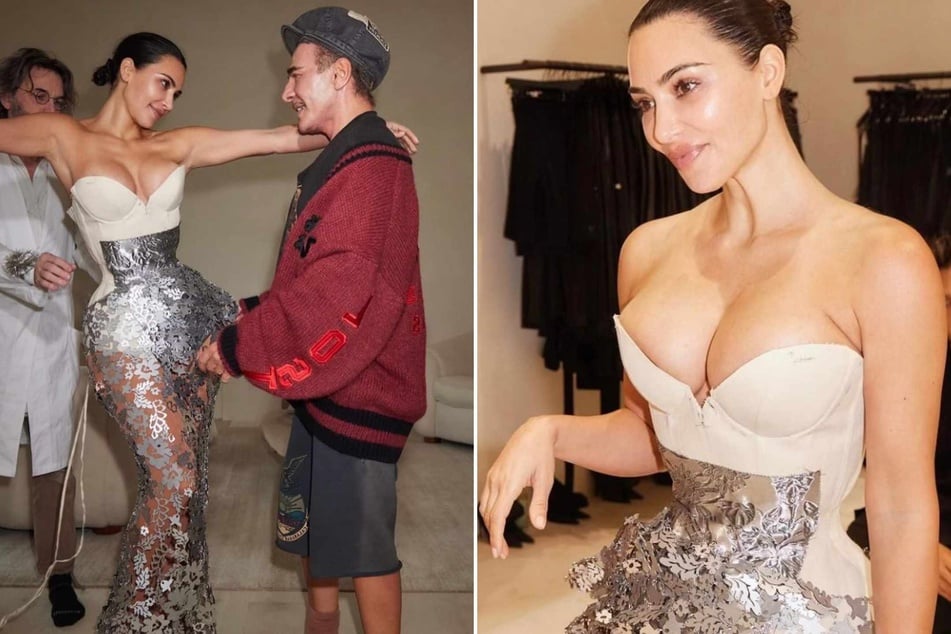 Kim Kardashian gives behind-the-scenes peek at Maison Margiela Met Gala collab