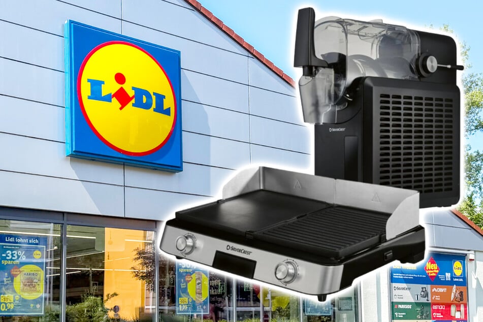 Lidl verkauft ab Donnerstag (9.7.) Tischgrills und Slushie-Maker