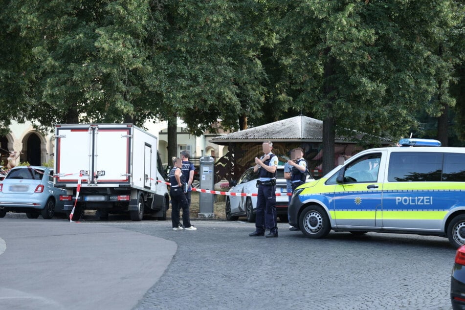 Im Bereich der Schlachthofstraße kam es zu einem Streit zwischen mehreren Männern.