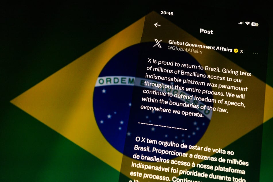 X officially returns in Brazil after Musk's disinformation standoff