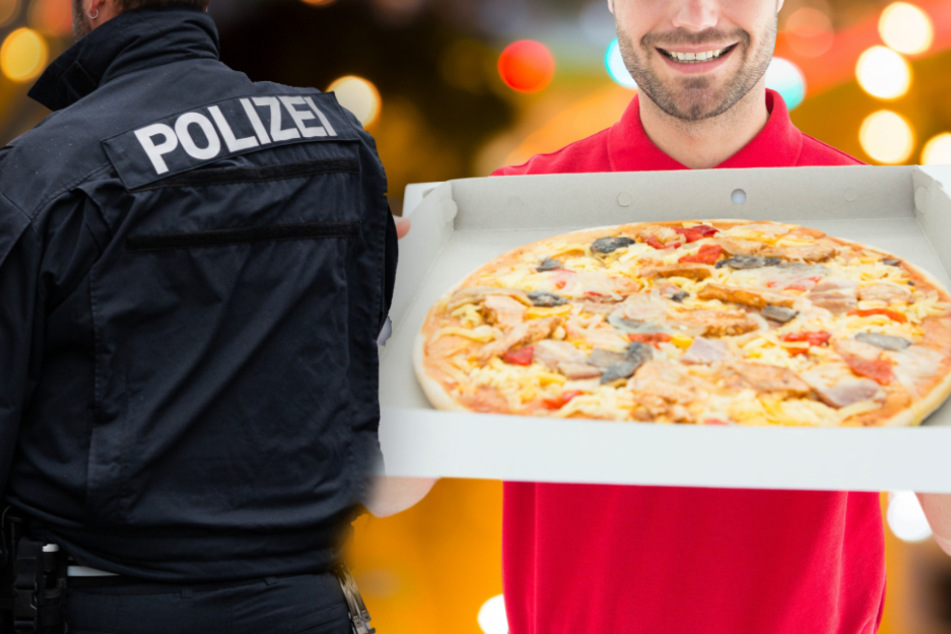 Fotomontage: Nachdem der hungrige 26-Jährige die falsch gelieferte Pizza sah, flogen die Fäuste (Symbolbild).