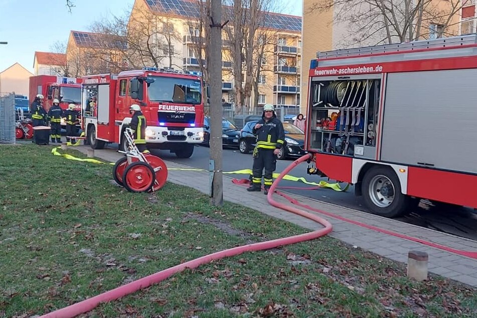 Am Samstag musste die Feuerwehr in Aschersleben einen Küchenbrand löschen.