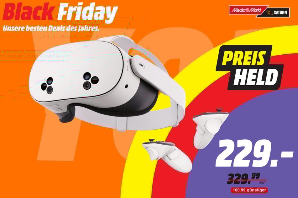 Meta-VR-Brille für 229 statt 329,99 Euro.