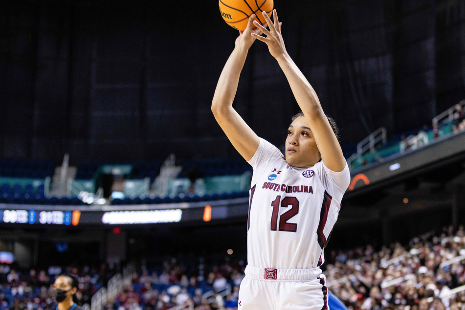 Brea Beal scored 12 points for South Carolina on Friday night.