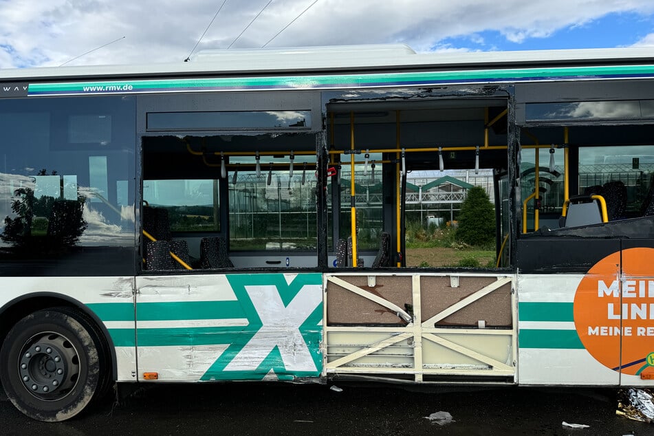 Dieser Bus wird so schnell nicht auf Linie fahren.