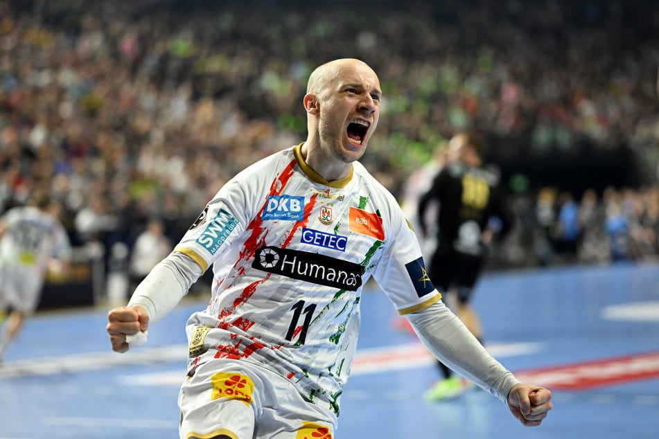 Daniel Pettersson (33) war mit sieben Toren bester Schütze des SCM. (Archivbild)